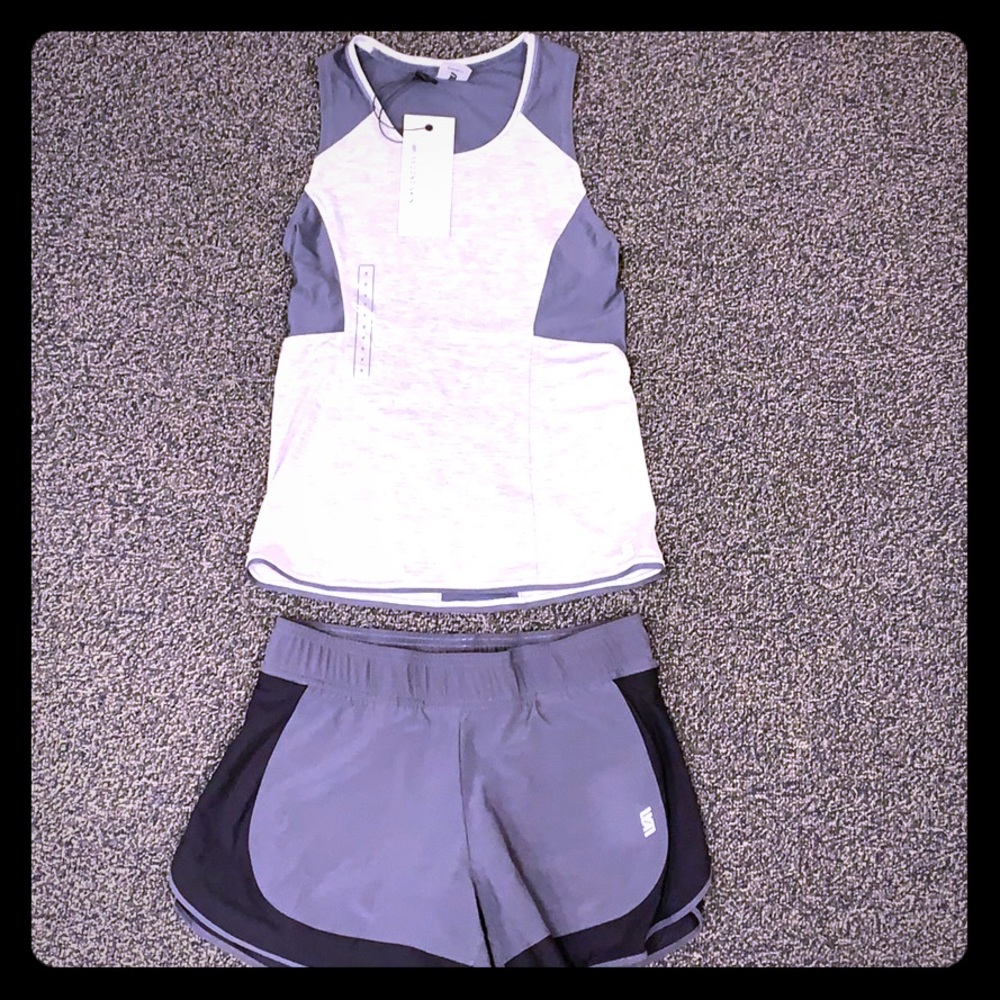 NWT Second Skin women’s shorts and tank top
